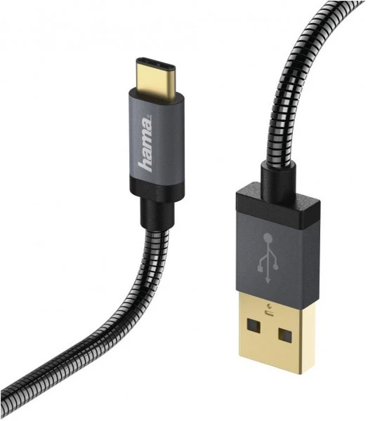 Hama Lade-Sync-Kabel USB Type-C (1,5m) Anthrazit 3 Hama Lade-Sync-Kabel USB Type-C (1,5m) Anthrazit – Bild 3