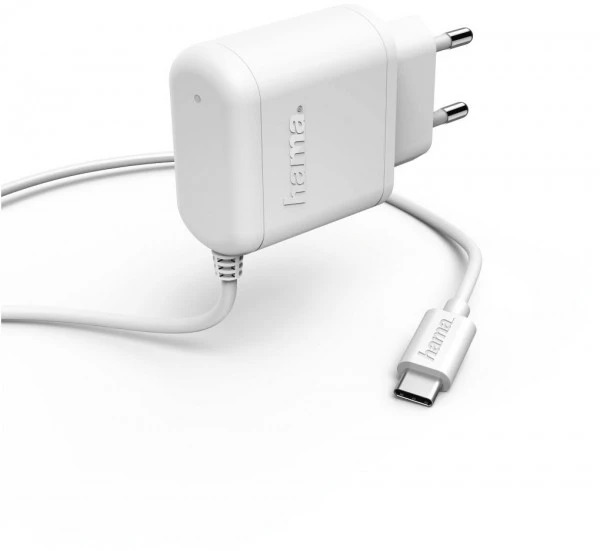 Hama Ladegerät USB Type-C (3A) Weiß 2 Hama Ladegerät USB Type-C (3A) Weiß – Bild 2