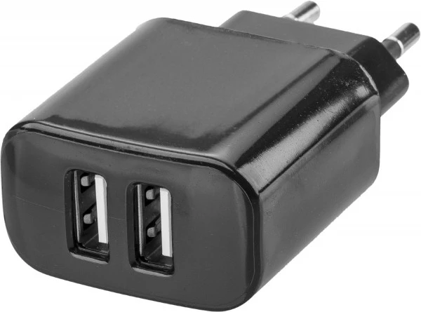 Peter Jäckel USB Travel Charger Compact 5V/2,4A Schwarz 1 Peter Jäckel USB Travel Charger Compact 5V/2,4A Schwarz