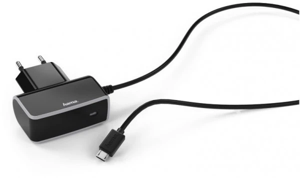 Hama Ladegerät Micro-USB Schwarz 2 Hama Ladegerät Micro-USB Schwarz – Bild 2