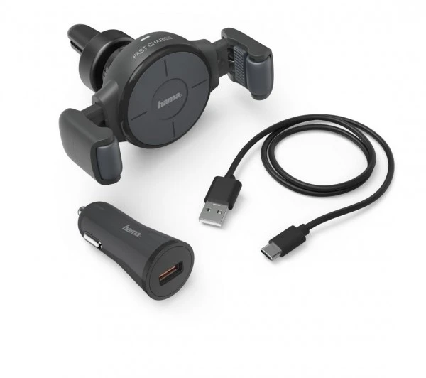 Hama FC-10 Flex-Set KFZ-Ladegerät Anthrazit 1 Hama FC-10 Flex-Set KFZ-Ladegerät Anthrazit