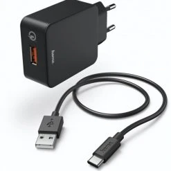 Hama Ladeset USB Type-C QC 3.0 (3A) Schwarz