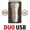 Peter Jäckel USB Car Charger Dual Port Weiß