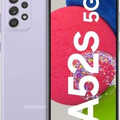 Samsung Galaxy A52s 5G (128GB) T-Mobile Smartphone Awesome Violet