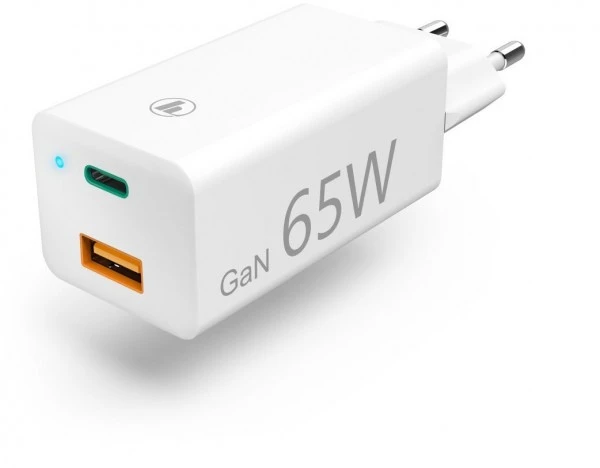 Hama Ladegerät GaN (65W) USB-C Power Delivery (PD) Weiß 1 Hama Ladegerät GaN (65W) USB-C Power Delivery (PD) Weiß