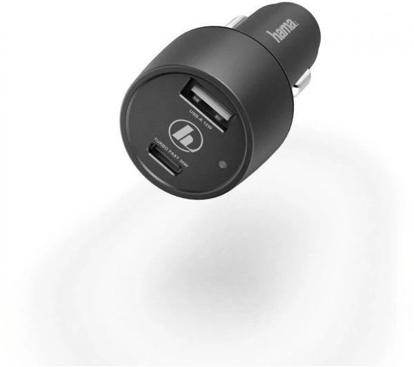 Hama Kfz-Ladegerät USB-C (42W) Schwarz 2 Hama Kfz-Ladegerät USB-C (42W) Schwarz – Bild 2