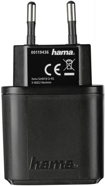 Hama 2-fach-USB-Ladeadapter Auto-Detect Schwarz 1 Hama 2-fach-USB-Ladeadapter Auto-Detect Schwarz