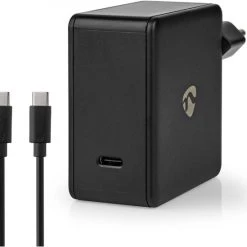 Nedis WCPD65W100BK Netzladegerät Schwarz