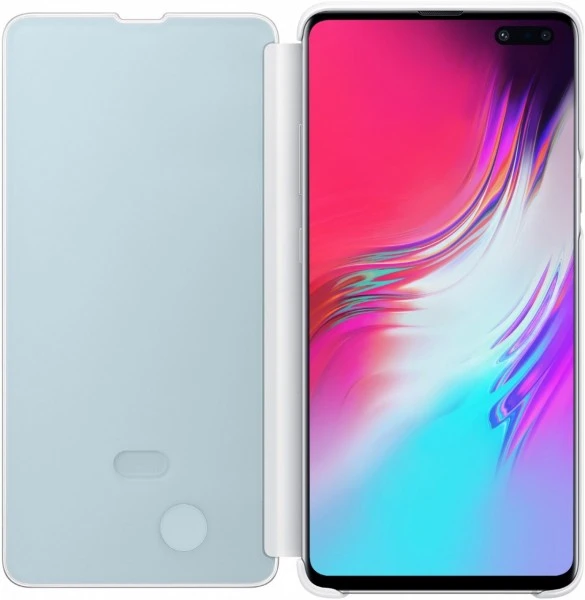 Samsung Clear View Cover Für Galaxy S10 5G Weiß 5 Samsung Clear View Cover Für Galaxy S10 5G Weiß – Bild 5