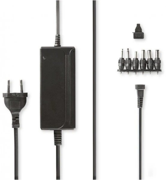 Nedis ACPA004 AC-Universalnetzteil (2,4-3,0A) Schwarz 1 Nedis ACPA004 AC-Universalnetzteil (2,4-3,0A) Schwarz