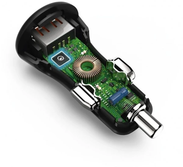 Hama Kfz-Ladeset USB Type-C QC 3.0 (3A) Schwarz 3 Hama Kfz-Ladeset USB Type-C QC 3.0 (3A) Schwarz – Bild 3