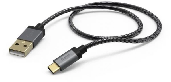 Hama Lade-Sync-Kabel USB Type-C (1,5m) Anthrazit 1 Hama Lade-Sync-Kabel USB Type-C (1,5m) Anthrazit
