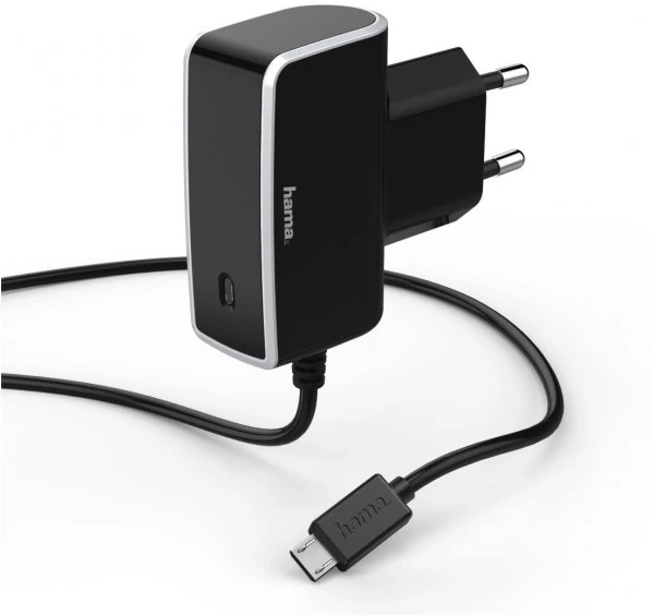 Hama Ladegerät Micro-USB Schwarz 1 Hama Ladegerät Micro-USB Schwarz