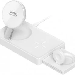 4smarts UltiMAG Trident Wirel. Charger(20W) Weiß