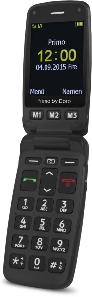 Doro Primo 406 By Doro Seniorenhandy Silber/schwarz 6 Doro Primo 406 By Doro Seniorenhandy Silber/schwarz – Bild 6