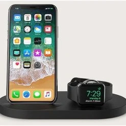 BELKIN Wireless Charging Dock (7,5W) Für Apple Watch/iPhone Schwarz