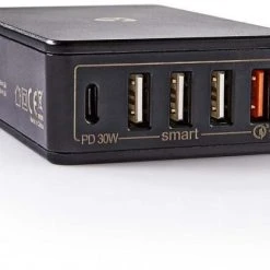 Nedis WCPD30W120BK Netzladegerät (3A) Schwarz 8 Nedis WCPD30W120BK Netzladegerät (3A) Schwarz -Apple-Geschäft 1ce2483f 2f80 46c2 9b3d 38fb7508e0f0 600x600