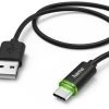 Hama USB Type-C Kabel Mit LED (1m) Schwarz
