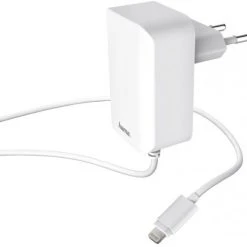 Hama Lightning Ladegerät Weiss