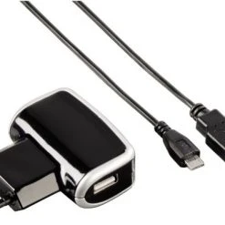 Hama 230 V Ladeset Micro USB Universal-Ladegerät Schwarz