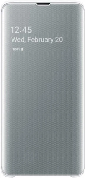 Samsung Clear View Cover Für Galaxy S10 5G Weiß 4 Samsung Clear View Cover Für Galaxy S10 5G Weiß – Bild 4