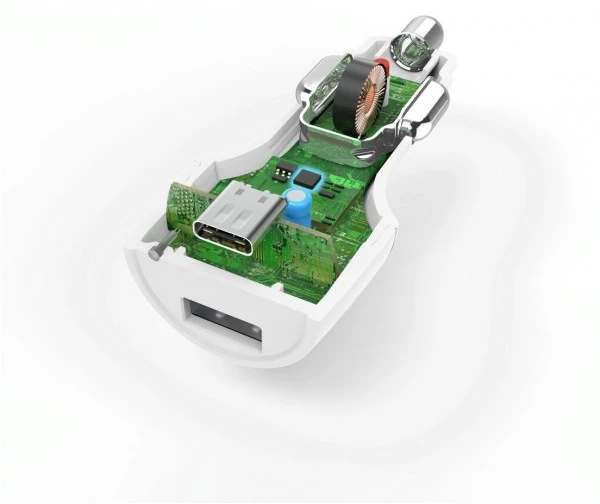 Hama Kfz-Ladegerät USB-C (42W) Weiss 2 Hama Kfz-Ladegerät USB-C (42W) Weiss – Bild 2