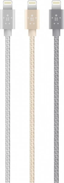 BELKIN MIXit Premium Lightning > USB 1,2m Lightning-Datenkabel Metallic Gold 2 BELKIN MIXit Premium Lightning > USB 1,2m Lightning-Datenkabel Metallic Gold – Bild 2