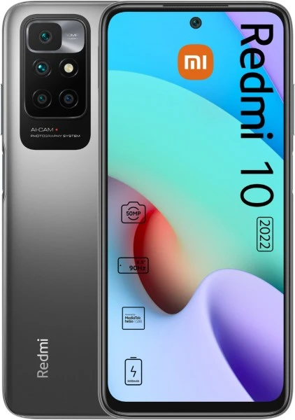 Xiaomi Redmi 10 2022 (4GB+128GB) Smartphone Carbon Gray 1 Xiaomi Redmi 10 2022 (4GB+128GB) Smartphone Carbon Gray