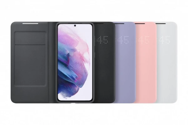 Samsung LED View Cover Für Galaxy S21 5G Violett 2 Samsung LED View Cover Für Galaxy S21 5G Violett – Bild 2