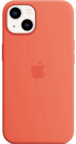 Apple Silikon Case Mit MagSafe Für IPhone 13 Nektarine 1 Apple Silikon Case Mit MagSafe Für IPhone 13 Nektarine