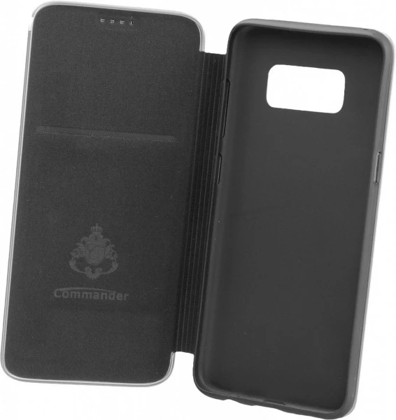 Commander Book Case Elegant Für Galaxy S8 Schwarz 4 Commander Book Case Elegant Für Galaxy S8 Schwarz – Bild 4