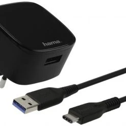 Hama Adaptive Power Tech Lade-Set USB Typ-C Schwarz