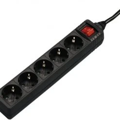 Hama Steckdosenleiste 5-fach Mit Schalte Schwarz
