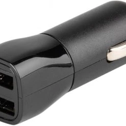 Vivanco 17W Dual USB Kfz Ladegerät Schwarz