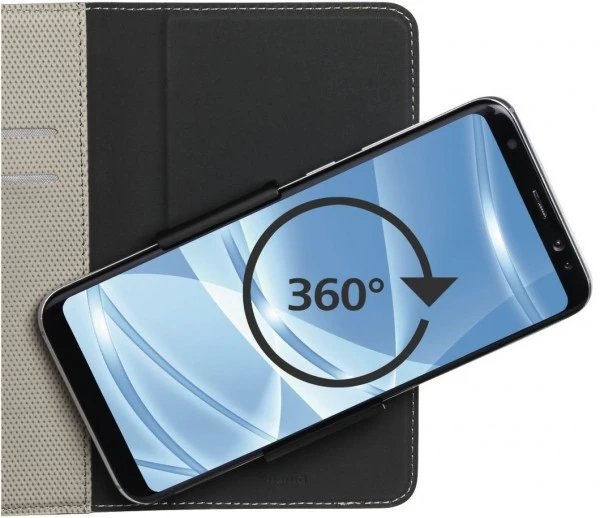 Hama Booklet Smart Move - Rainbow L Handy-Klapptasche Grau 4 Hama Booklet Smart Move - Rainbow L Handy-Klapptasche Grau – Bild 4