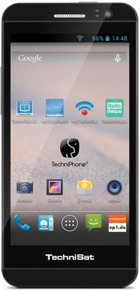 TechniSat TechniPhone 5 Smartphone Schwarz 1 TechniSat TechniPhone 5 Smartphone Schwarz