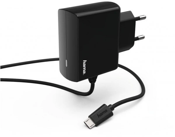 Hama Ladegerät Micro-USB (2,4A) Schwarz 1 Hama Ladegerät Micro-USB (2,4A) Schwarz