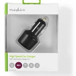 Nedis CCQC600ABK Kfz-Ladegerät (3A) 2x USB (QC 3.0) Schwarz -Apple-Geschäft 2e5cf0fe 3465 48b8 934d 45fd0990589f 600x600