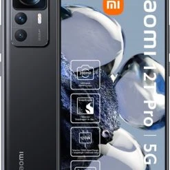 Xiaomi 12T Pro 5G (8GB+256GB) Smartphone Schwarz
