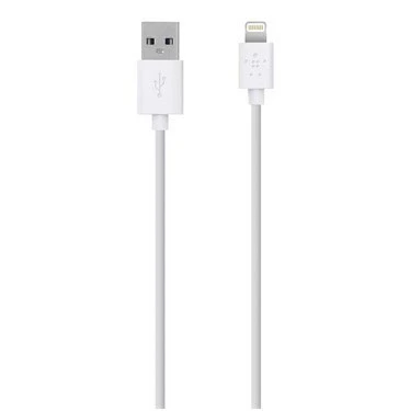 BELKIN Lightning Lade/Sync Kabel, 1,2m Lightning-Datenkabel Weiß 1 BELKIN Lightning Lade/Sync Kabel, 1,2m Lightning-Datenkabel Weiß