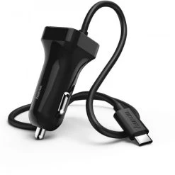Hama Kfz-Ladegerät USB Type-C (2,4A) Schwarz