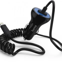 Hama Kfz-Ladegerät Lightning 2,4A Schwarz