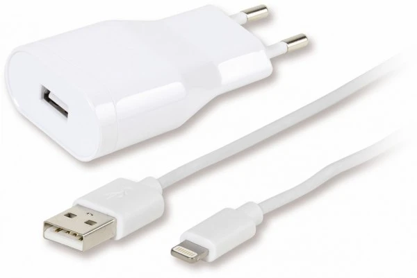 Vivanco 2.4A MFI USB Ladegerät Weiß 1 Vivanco 2.4A MFI USB Ladegerät Weiß