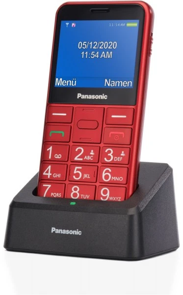 Panasonic KX-TU155 Seniorenhandy Rot 2 Panasonic KX-TU155 Seniorenhandy Rot – Bild 2