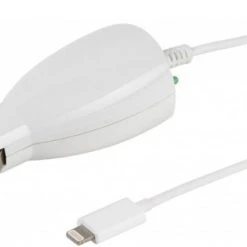 Vivanco Lightning KFZ-Ladekabel IPhone 4A Weiß