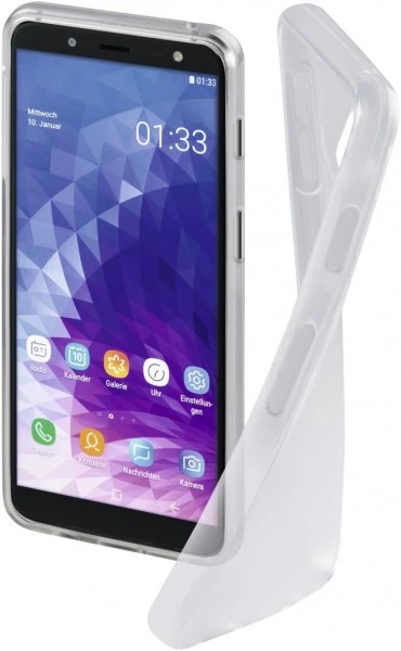 Hama Cover Crystal Clear Für Galaxy J6+ Transparent 1 Hama Cover Crystal Clear Für Galaxy J6+ Transparent