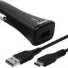 Hama KFZ-Ladeset Adaptive Fast Tech USB Typ-C Schwarz