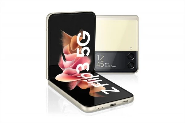Samsung Galaxy Z Flip3 5G (256GB) Smartphone Phantom Cream 1 Samsung Galaxy Z Flip3 5G (256GB) Smartphone Phantom Cream