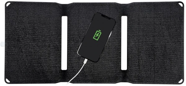 4smarts Faltbares Solar Panel (20W) 2x USB-A Schwarz 1 4smarts Faltbares Solar Panel (20W) 2x USB-A Schwarz