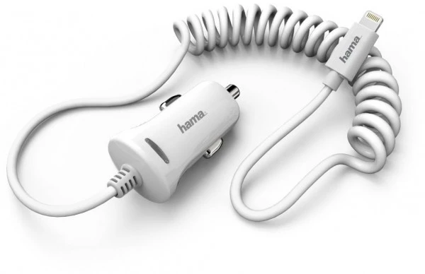 Hama Lightning Kfz-Ladegerät Weiß 3 Hama Lightning Kfz-Ladegerät Weiß – Bild 3
